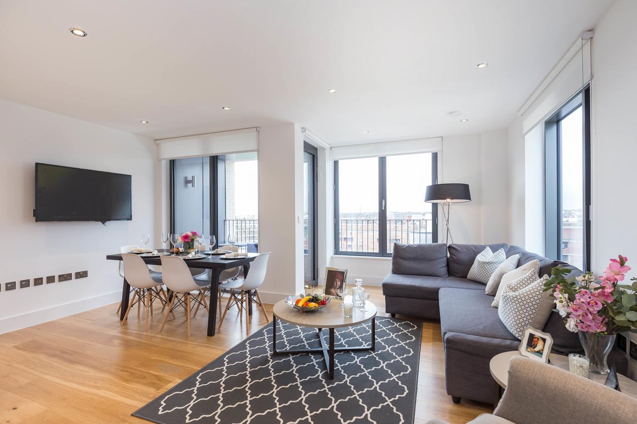 Portobello Apt With Floor-To-Ceiling Views Londres Extérieur photo
